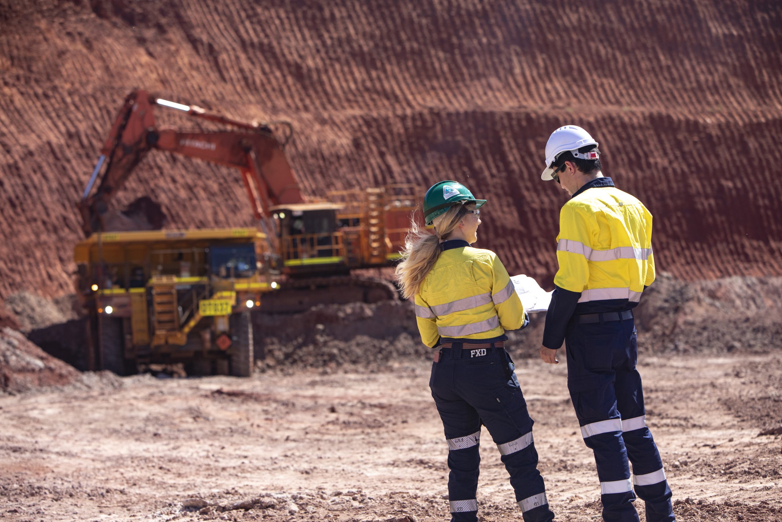 Lynas Mt Weld people on site